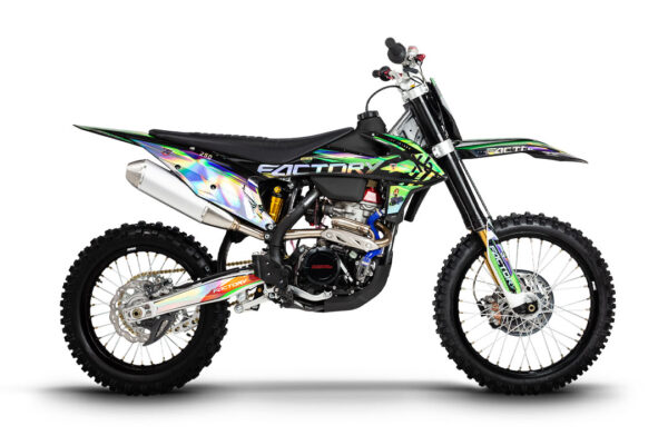 Moto FactoryBike X6 en vista lateral